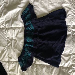 Off the shoulder crop top